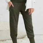 🆕Offline by Aerie Green Black Spacedye High Waist Fold Over Jogger Size XS Photo 0