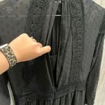 Topshop Black High Neck Gothic Regency Maxi Dress Whimysgoth Addams Lace 8 Photo 4