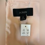J.Crew  NWT $168 Square Neck A-Line Lined  Blush‎ Dress in Gramercy Twill Size 12 Photo 4