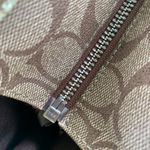 Coach Tan and Gold Star-Patterned Tote Bag with Matching Wristlet Photo 11