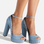 Shoedazzle Jean Pumps Photo 1