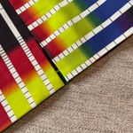 KATE SPADE SATURDAY Multicolored 4 Small Striped Mini Pencil Skirt Side Zip Black Photo 4