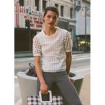 Anthropologie Wolven Eudora Eyelet Top Photo 5