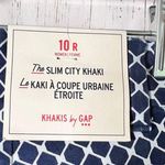 Gap Khakis By Women's Classic Style Slim City chino Capri Sz 10 R NWT Photo 10