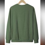 Boutique Moody Graphic Green Longsleeve Sweatshirt Photo 1