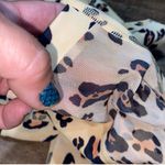 Fabletics  Mila Leggings NEW high waisted mesh pocket sides upf 50+ leopard Photo 3