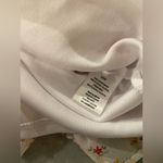 Vince Camuto NWT Size S White Floral Ruffle Flowy Long Sleeve Sheer Mini Dress Photo 13