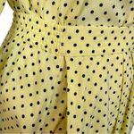 Pendleton Vintage 2 Piece Skirt Blouse Set Yellow Polka Dot Women’s Size 12/14P Photo 11