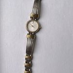 Seiko Ladies Wristwatch Two Tone Gold Tone Bracelet Style Vintage Photo 9