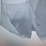 Fashion Bug  1X Workwear Gray Capped Sleeves Pocketed Shift Shirt Dress Plus Photo 3