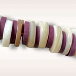 Free People Wanderin Belly Chain in Purple Puka Shell NWT Necklace Beach Summer Photo 5