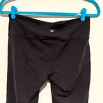 Athleta Black Cropped Workout Leggings Sporty Pants Photo 4