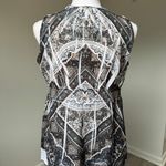 Unity World Wear Boho Tunic Top M Embroidered Neck Sleeveless Festival Print Multiple Size M Photo 1