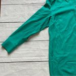 Soft Surroundings Jewel Green Tencel Long Sleeve Tunic Shirt Dress Size Petite M Photo 2