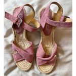 Splendid Fairfax Espadrille Wedge Suede Strappy Sandals Size 9.5 Photo 1