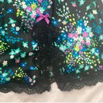 Victoria's Secret Vintage Y2K Victoria’s Secret Satin Floral Coquette Slip Dress Size Medium Black Photo 2