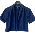 Vintage 60’s Lightweight Bolero Short Sleeve Jacket Blue Photo 0