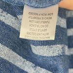 Silverwear Women's Blue Striped Long Sleeve Sweater Size M Tunic Scoop Neck Size M Photo 6