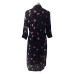 Lulus Women’s Floral Button Down Cinched Waist Midi Dress Photo 4