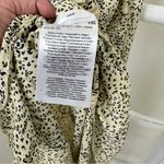 VERO MODA Ruched Asymmetrical Satin Animal Print Skirt Size Small Photo 8