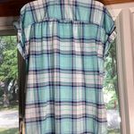New York Laundry Short Sleeved Collared Plaid Button Down Size XL Photo 1