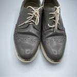 Cole Haan  Grey Leather Lace Up Oxford Shoes Womens 8.5 Loafer Comfort Classic Photo 8