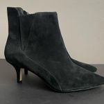 Corso Como  Black Suede Dianna Ankle Boots Size 7.5 Photo 3