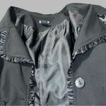 D.F.A. Brand Women's Black Ruffle Jacket Photo 5
