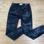 frame denim FRAME Women's Le High Skinny Croc Jeans Photo 3
