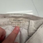 Madewell  White Corduroy Emmett Wide-Leg Pants Photo 4