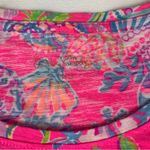 Lilly Pulitzer size XS extra small Vibrant Pink blue seashells short sleeve Tee Photo 2