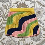 Free People  Mila Crochet Mini Skirt Beach Cover Up S Small Photo 1