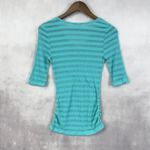 Energie Womens Y2K Striped Baby Tee Size M Ruched Going Out Mallcore Retro Photo 1