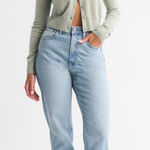 Abercrombie & Fitch Curve love 90s straight ultra high rise jeans Photo 0