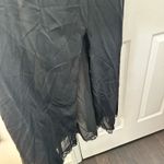 Hardy Amies Lux Lux England Designer Black Sheer Long Slip High Slit Lace Medium Photo 6