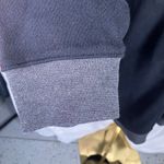 Alfani Black Zip Bomber Jacket‎ Sweatshirt Small Cotton Knit Grey Pockets New Photo 6