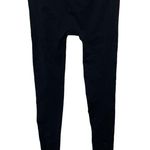 Gymshark Black Compression Tights Leggings Purple Lettering Athletic Size Small Photo 3