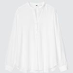 Uniqlo  rayon relaxed long sleeve blouse Photo 0