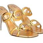 Valentino Garavani  gold clear heels Photo 1