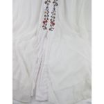 LC Lauren Conrad Lauren Conrad Maxi Dress Women's XS White Chiffon BOHO Embroidered Gown Sundress Photo 7