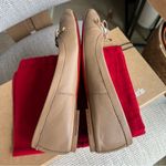 Christian Louboutin Mamadrague Leather Ballerina Flats in Beige Tan Photo 6