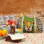 American & Beyond | Beaded Leopard 🐆 Tote Bag White Photo 9