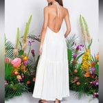 Revolve SUNDRESS Zahara Backless Embellished Halter Dress - Sz. M/L (Color: Coconut) Photo 8