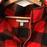 Woman Within  Plaid 1/4 Zip Fleece Pullover Sweater 3X Photo 2
