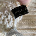 Now Caspi Chunky Cable Knit Cream Turtleneck Sweater Wool Blend L Cozy Winter Size L Photo 4