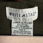 White Stag Vintage Deadstock  dark green embroidered maxi dress size XL Photo 5