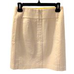 Loft Ann Taylor  Textured Yellow Dot Skirt Size 0 Photo 1