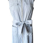 HILTON HOLLIS NEW YORK GREY ZIP UP DRESS SIZE 8 Photo 0