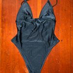 One Piece Blue Iridescent  Swimwuit Photo 0