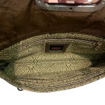 HOBO International Alicia Bronze leather clutch chain strap shoulder bag purse Brown Photo 6